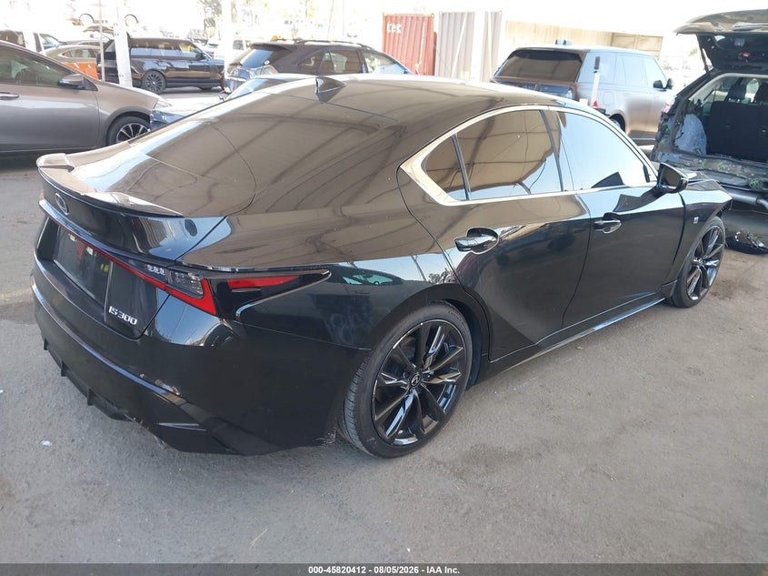2024 Lexus Is VIN JTHBA1D26R5133061 IAAI salvage auction — RIGHT FRONT, Salvage Title, sold $14,700 on 2026-09-16 (photo 4)