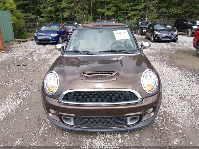 2011 Mini Cooper VIN WMWZP3C54BTX84421 IAAI salvage auction — NORMAL WEAR, Clear (South Carolina), sold $2,750 on 2026-08-11 (photo 6)
