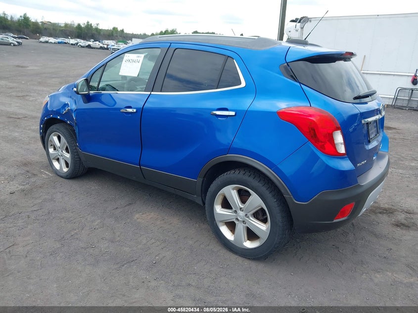 2015 Buick Encore VIN KL4CJFSB6FB134935 IAAI salvage auction — NORMAL WEAR, Clear (Pennsylvania), sold $1,175 on 2026-08-29 (photo 3)