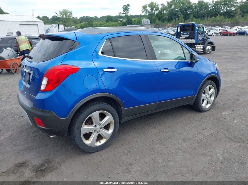 2015 Buick Encore VIN KL4CJFSB6FB134935 IAAI salvage auction — NORMAL WEAR, Clear (Pennsylvania), sold $1,175 on 2026-08-29 (photo 4)