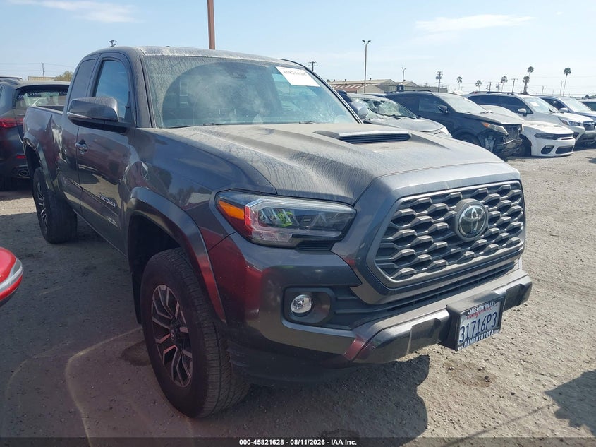2022 Toyota Tacoma VIN 3TYRZ5CN6NT022126 IAAI salvage auction — REAR END, Salvage Certificate (California), sold $14,500 on 2026-09-16 (photo 1)