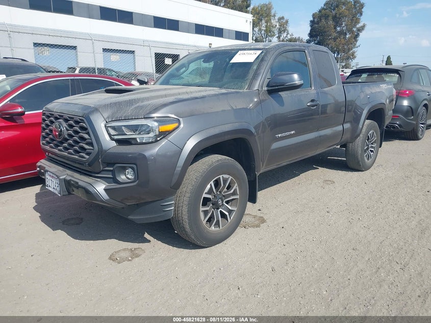 2022 Toyota Tacoma VIN 3TYRZ5CN6NT022126 IAAI salvage auction — REAR END, Salvage Certificate (California), sold $14,500 on 2026-09-16 (photo 2)