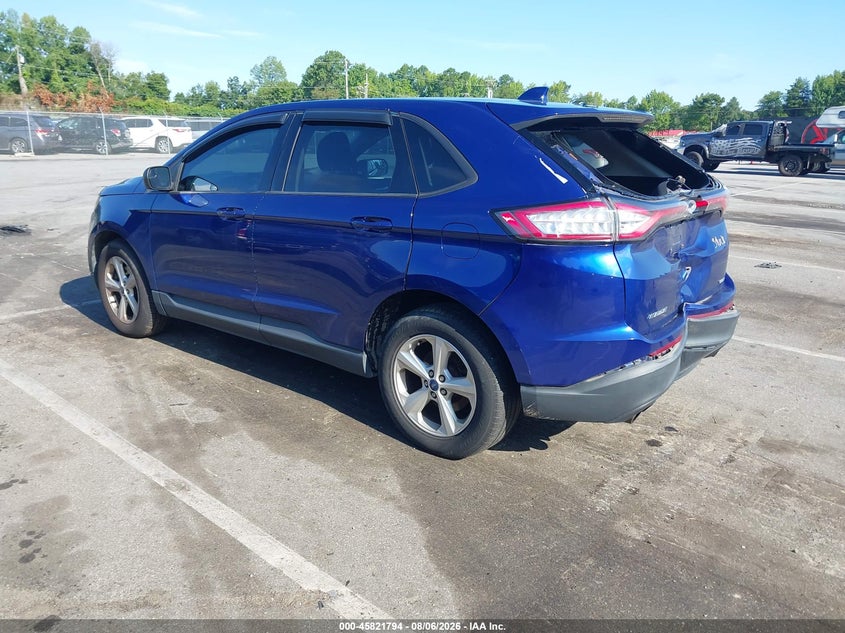 2015 Ford Edge VIN 2FMTK4G91FBC27414 IAAI salvage auction — REAR END, Salvage (North Carolina), sold $950 on 2026-09-03 (photo 3)
