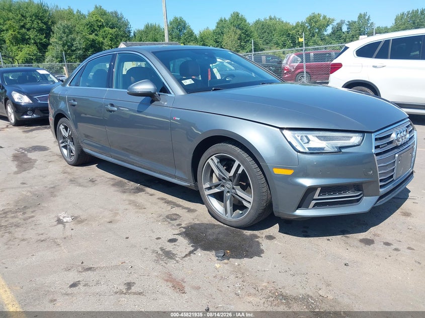 2017 Audi A4 VIN WAUENAF45HN009165 — IAAI salvage auction photo
