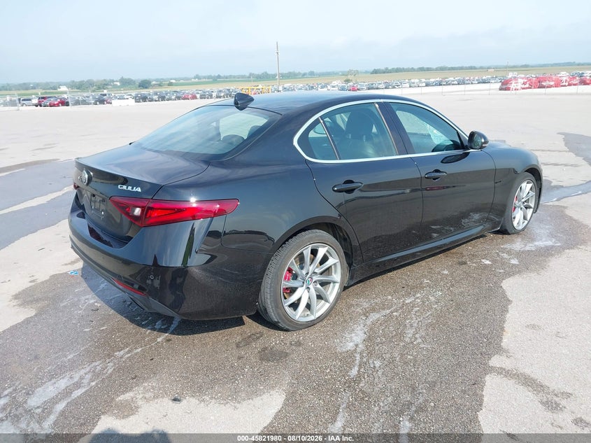 2017 Alfa romeo Giulia VIN ZARFAEDN8H7541929 IAAI salvage auction — RIGHT FRONT, Salvage (Nebraska), sold $10,400 on 2026-09-03 (photo 4)