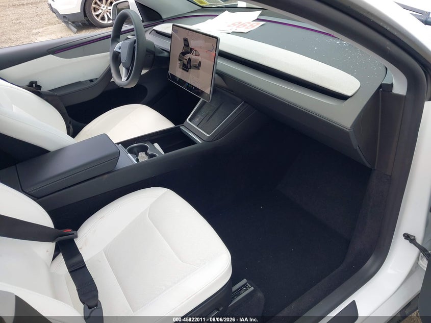 2026 Tesla Model y VIN 7SAYGDEE4TF321557 IAAI salvage auction — FRONT END, Salvage Title, sold $24,000 on 2026-08-27 (photo 5)