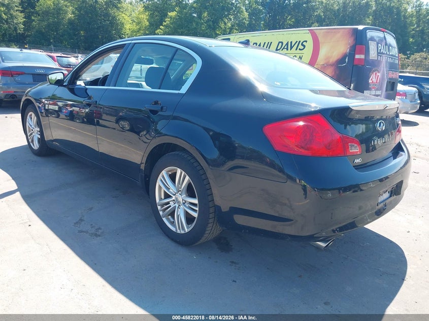 2015 Infiniti Q40 VIN JN1CV6AR0FM522159 IAAI salvage auction — FRONT END, Salvage (Connecticut), sold $1,750 on 2026-09-02 (photo 3)
