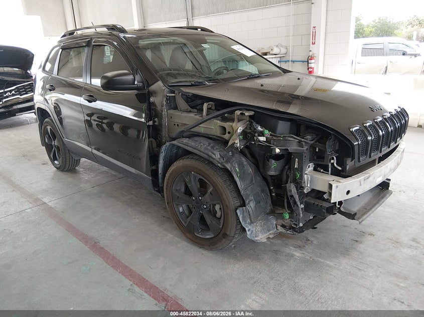 2017 Jeep Cherokee VIN 1C4PJLAS9HW650628 IAAI salvage auction — FRONT END, Salvage Title, sold $775 on 2026-08-20 (photo 1)
