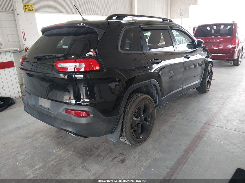 2017 Jeep Cherokee VIN 1C4PJLAS9HW650628 IAAI salvage auction — FRONT END, Salvage Title, sold $775 on 2026-08-20 (photo 4)