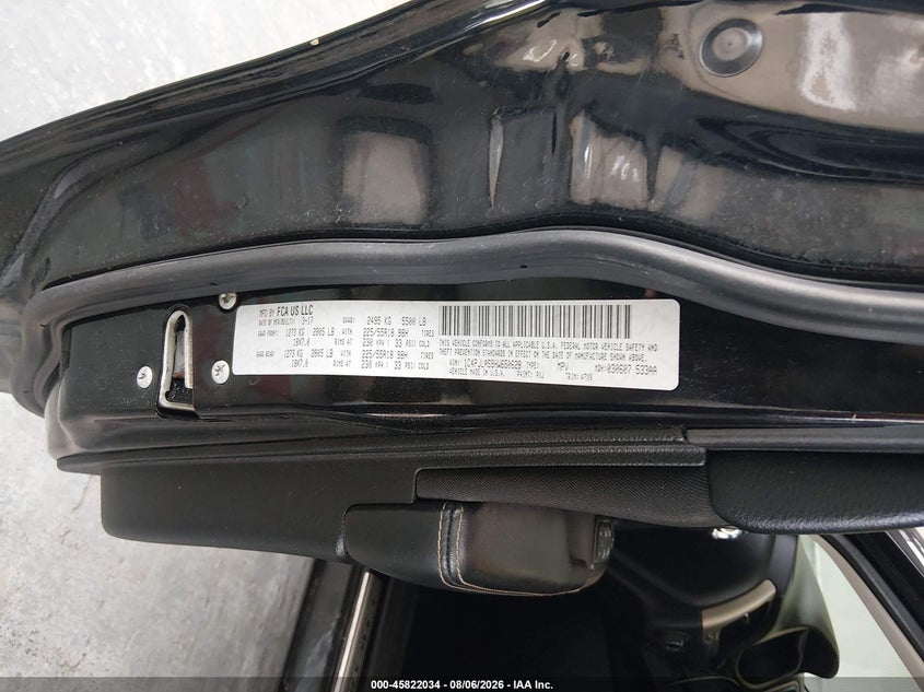 2017 Jeep Cherokee VIN 1C4PJLAS9HW650628 IAAI salvage auction — FRONT END, Salvage Title, sold $775 on 2026-08-20 (photo 9)
