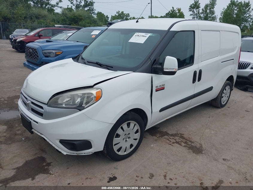 2017 Ram Promaster city VIN ZFBERFBB5H6D56309 IAAI salvage auction — FRONT END, Salvage Title, sold $850 on 2026-08-16 (photo 2)