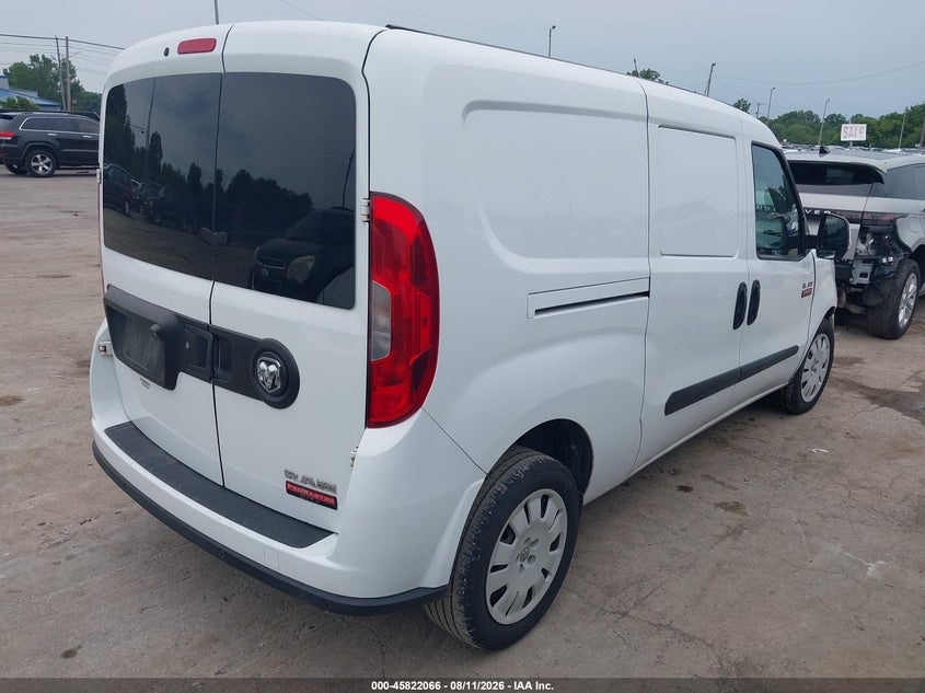 2017 Ram Promaster city VIN ZFBERFBB5H6D56309 IAAI salvage auction — FRONT END, Salvage Title, sold $850 on 2026-08-16 (photo 4)