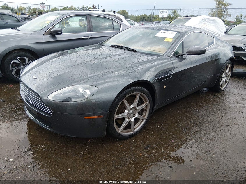 2008 Aston martin V8 vantage VIN SCFBF03BX8GC09192 IAAI salvage auction — REAR END, Salvage (Ohio), sold $18,800 on 2026-08-27 (photo 2)