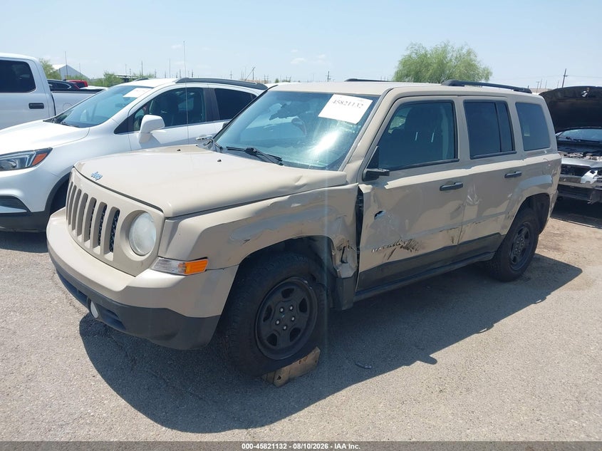 2017 Jeep Liberty (patriot) VIN 1C4NJPBBXHD157291 IAAI salvage auction — LEFT SIDE, Salvage (Arizona), sold $1,150 on 2026-08-22 (photo 2)