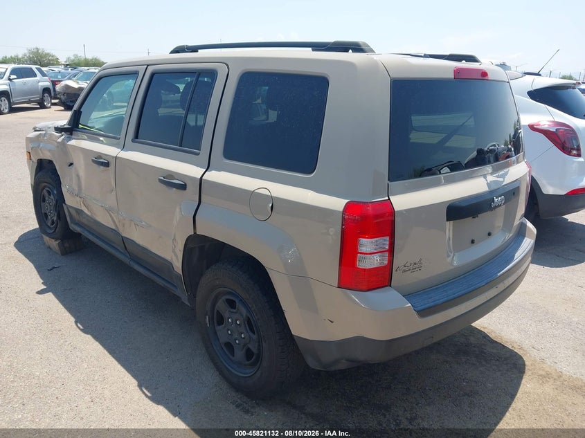 2017 Jeep Liberty (patriot) VIN 1C4NJPBBXHD157291 IAAI salvage auction — LEFT SIDE, Salvage (Arizona), sold $1,150 on 2026-08-22 (photo 3)