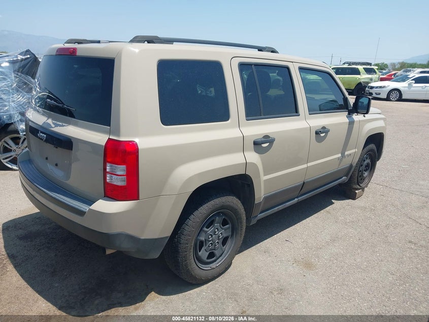 2017 Jeep Liberty (patriot) VIN 1C4NJPBBXHD157291 IAAI salvage auction — LEFT SIDE, Salvage (Arizona), sold $1,150 on 2026-08-22 (photo 4)