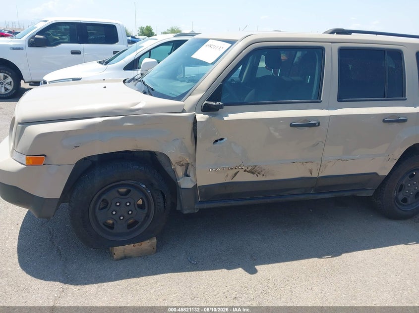 2017 Jeep Liberty (patriot) VIN 1C4NJPBBXHD157291 IAAI salvage auction — LEFT SIDE, Salvage (Arizona), sold $1,150 on 2026-08-22 (photo 6)