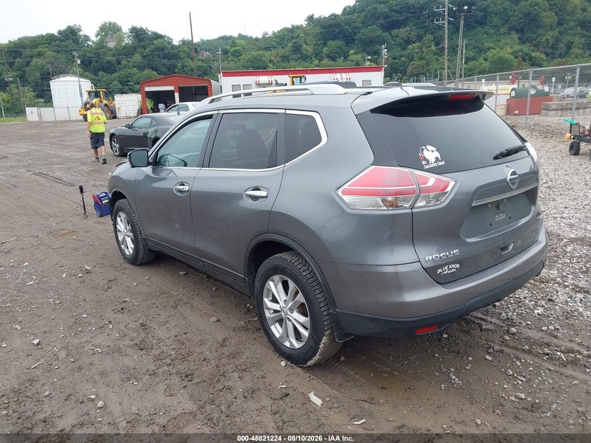 2016 Nissan Rogue VIN 5N1AT2MV7GC799017 IAAI salvage auction — RIGHT FRONT, Salvage Title, sold $775 on 2026-08-22 (photo 3)