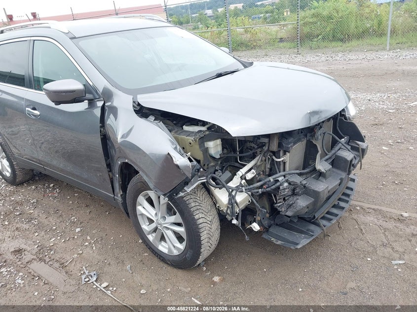 2016 Nissan Rogue VIN 5N1AT2MV7GC799017 IAAI salvage auction — RIGHT FRONT, Salvage Title, sold $775 on 2026-08-22 (photo 6)