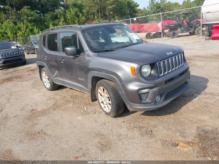 2019 Jeep Renegade VIN ZACNJABBXKPK88238 IAAI salvage auction — RIGHT SIDE, Clear (Mississippi), sold $1,100 on 2026-08-19 (photo 1)