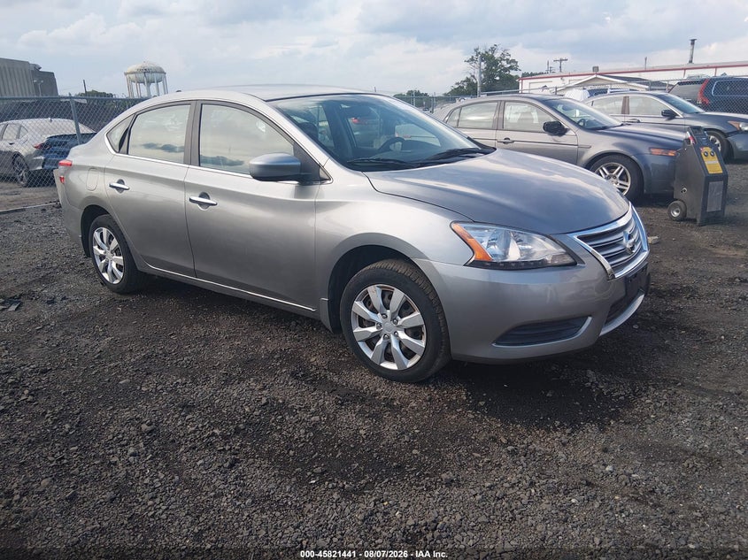 2014 Nissan Sentra VIN 3N1AB7AP3EY218775 IAAI salvage auction — NORMAL WEAR, Clear (New Jersey), sold $350 on 2026-08-21 (photo 1)