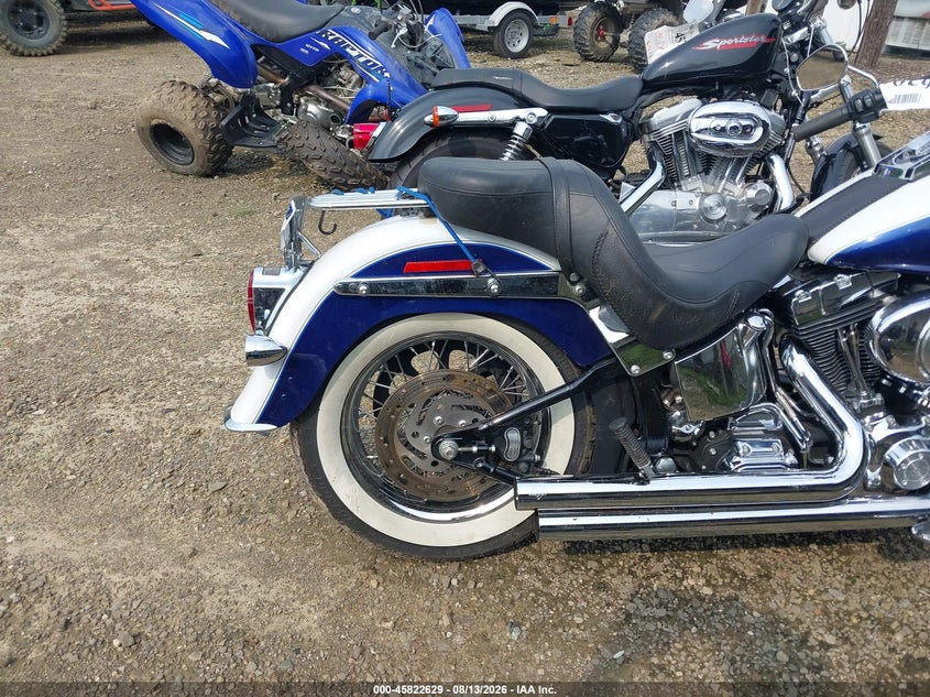 2006 Harley-davidson Flstn VIN 1HD1BNY146Y033830 IAAI salvage auction — RIGHT FRONT, Salvage (Pennsylvania), sold $1,650 on 2026-09-03 (photo 4)