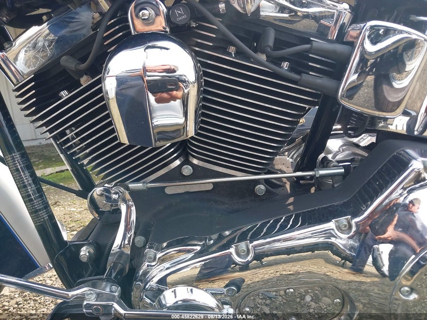 2006 Harley-davidson Flstn VIN 1HD1BNY146Y033830 IAAI salvage auction — RIGHT FRONT, Salvage (Pennsylvania), sold $1,650 on 2026-09-03 (photo 9)
