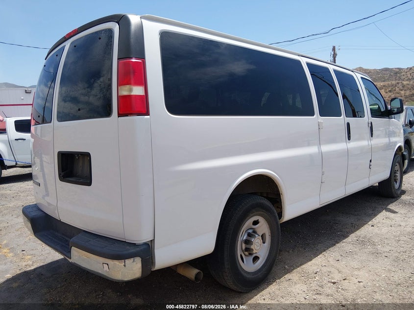 2018 Chevrolet Express 3500 VIN 1GAZGPFG4J1213456 IAAI salvage auction — LEFT SIDE, Sf97 (California), sold $18,700 on 2026-09-10 (photo 4)