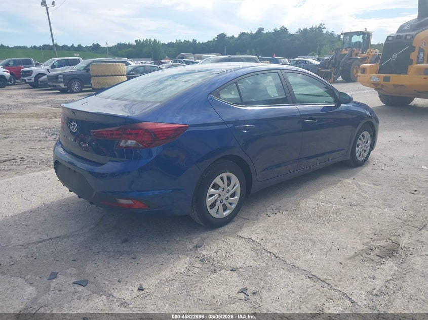 2020 Hyundai Elantra VIN 5NPD74LF9LH612001 IAAI salvage auction — NORMAL WEAR, SF97 (New Hampshire), sold $9,700 on 2026-08-20 (photo 4)