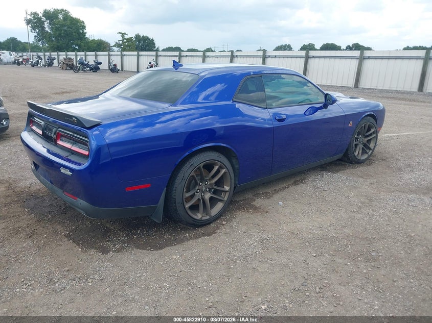 2020 Dodge Challenger VIN 2C3CDZFJ6LH183933 IAAI salvage auction — WATER/FLOOD, Certificate Of Destruction (Louisiana), sold $6,700 on 2026-09-23 (photo 4)