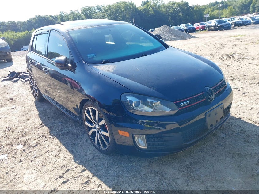 2012 Volkswagen Gti VIN WVWHD7AJ3CW036967 IAAI salvage auction — REAR END, Salvage Title, sold $700 on 2026-08-18 (photo 1)