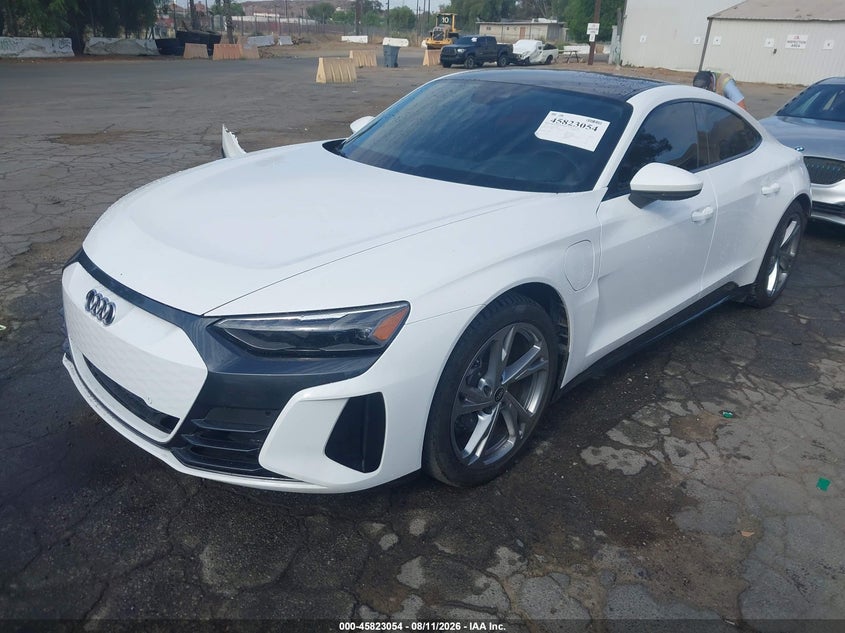 2024 Audi E-tron gt VIN WAUFJBFW4R7002527 IAAI salvage auction — REAR END, Wait Title, sold $28,900 on 2026-09-28 (photo 2)