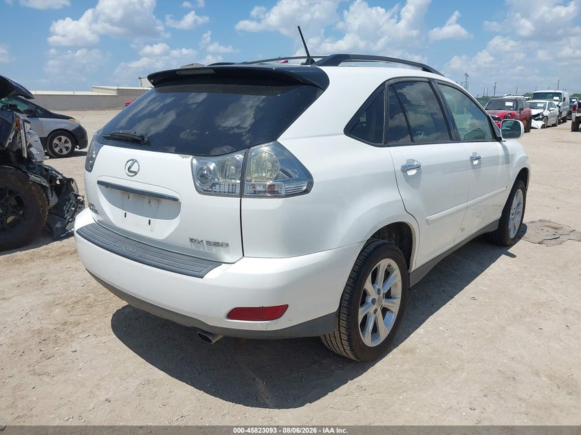 2008 Lexus Rx 350 VIN 2T2GK31U08C034545 IAAI salvage auction — NORMAL WEAR, Original (Texas), sold $2,050 on 2026-09-02 (photo 4)