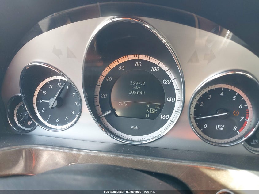 2010 Mercedes-benz E-class VIN WDDHF5GB4AA091961 IAAI salvage auction — NORMAL WEAR, Clear (North Carolina), sold $550 on 2026-08-14 (photo 7)