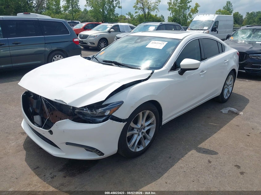 2017 Mazda 6 VIN JM1GL1V52H1122915 IAAI salvage auction — FRONT END, Salvage Title, sold $2,250 on 2026-08-19 (photo 2)