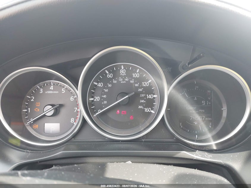 2017 Mazda 6 VIN JM1GL1V52H1122915 IAAI salvage auction — FRONT END, Salvage Title, sold $2,250 on 2026-08-19 (photo 7)