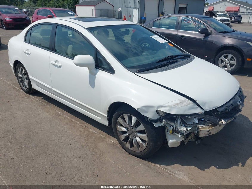 2010 Honda Civic VIN 2HGFA1F87AH534721 IAAI salvage auction — FRONT END, Salvage (Ohio), sold $475 on 2026-10-01 (photo 1)