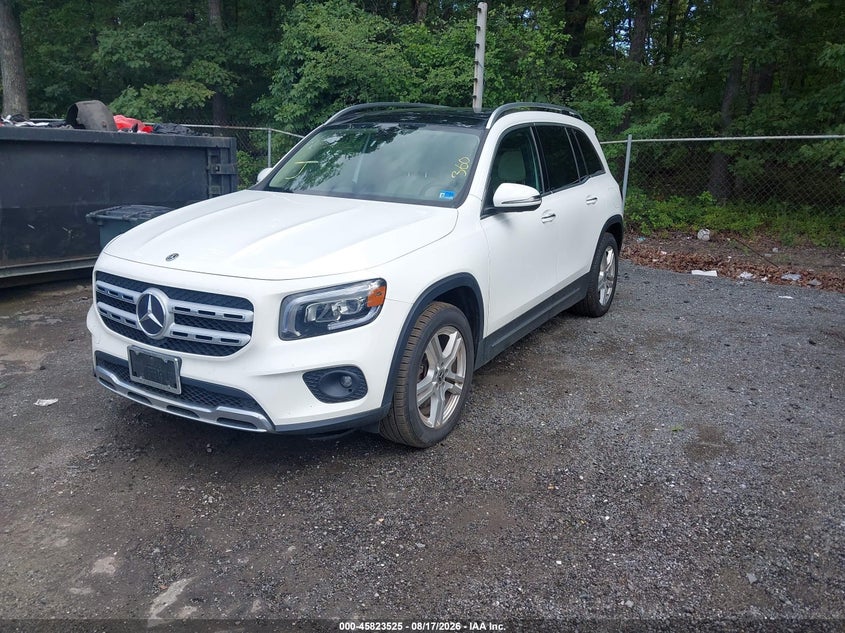 2020 Mercedes-benz Glb VIN W1N4M4HB4LW030048 IAAI salvage auction — NORMAL WEAR, Clear (Virginia), sold $8,100 on 2026-09-02 (photo 2)