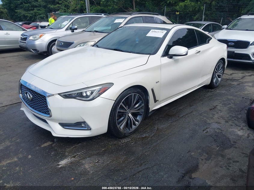 2017 Infiniti Q60 VIN JN1EV7EL3HM551078 IAAI salvage auction — NORMAL WEAR, Salvage Rebuilt (North Carolina), sold $5,775 on 2026-09-07 (photo 2)