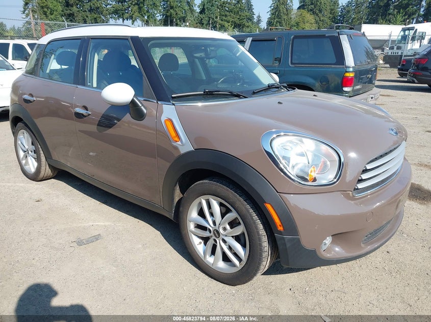 2012 Mini Cooper VIN WMWZB3C56CWM06079 IAAI salvage auction — NORMAL WEAR, Clear (Washington), sold $425 on 2026-08-19 (photo 1)