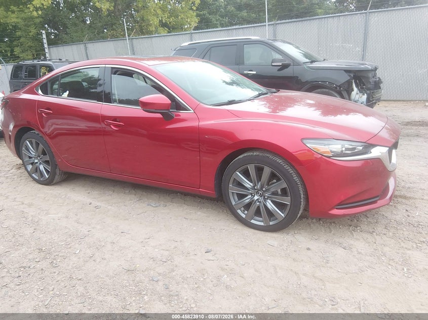 2021 Mazda 6 VIN JM1GL1VM0M1608043 IAAI salvage auction — HAIL, Junk Bill Of Sale Mv2459 (Wisconsin), sold $5,500 on 2026-08-26 (photo 1)