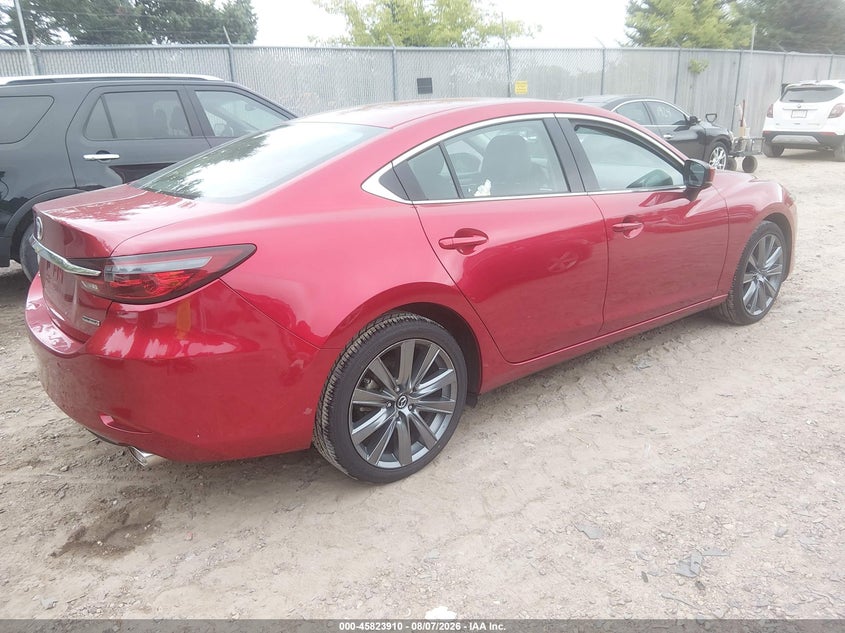 2021 Mazda 6 VIN JM1GL1VM0M1608043 IAAI salvage auction — HAIL, Junk Bill Of Sale Mv2459 (Wisconsin), sold $5,500 on 2026-08-26 (photo 4)