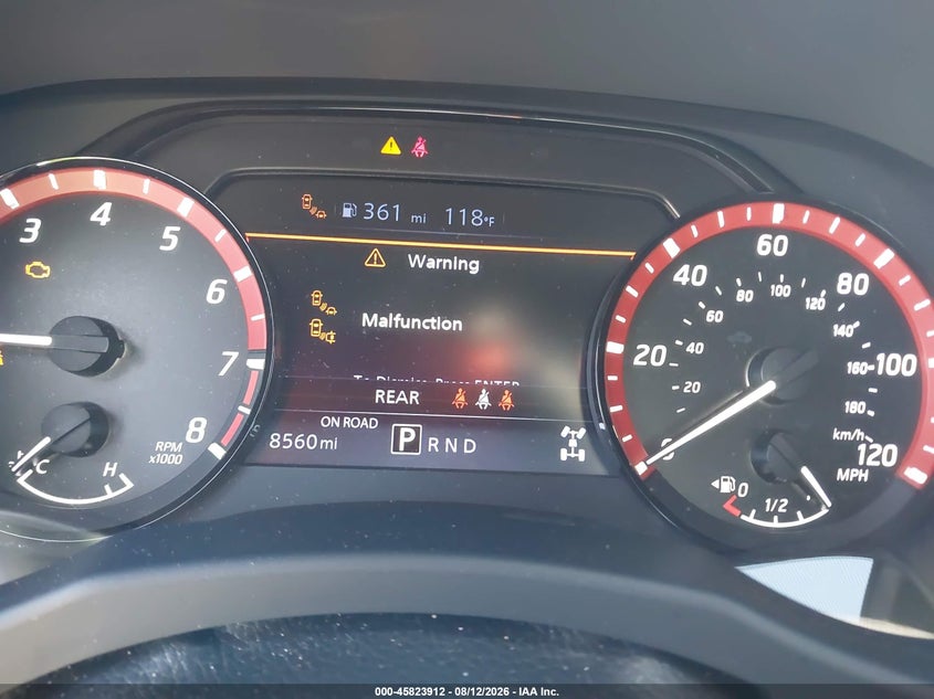 2026 Nissan Navara (frontier) VIN 1N6ED1EK0TN640210 IAAI salvage auction — NORMAL WEAR, Enterprise Vehicles Clear Only (Florida), sold $22,450 on 2026-08-13 (photo 7)