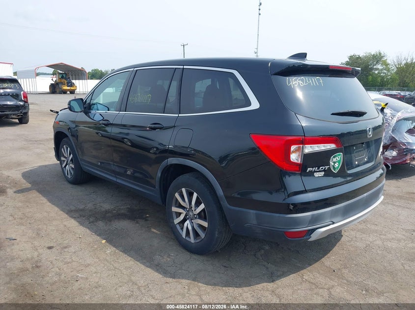 2019 Honda Pilot VIN 5FNYF6H57KB060835 IAAI salvage auction — FRONT END, Salvage Title, sold $7,150 on 2026-09-01 (photo 3)