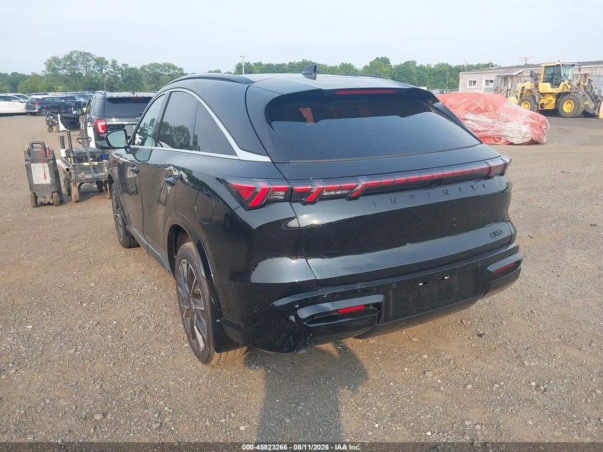 2027 Infiniti Qx60 VIN 5N1AC0JX1VC600275 IAAI salvage auction — REAR END, Salvage Title, sold $26,500 on 2026-08-31 (photo 6)