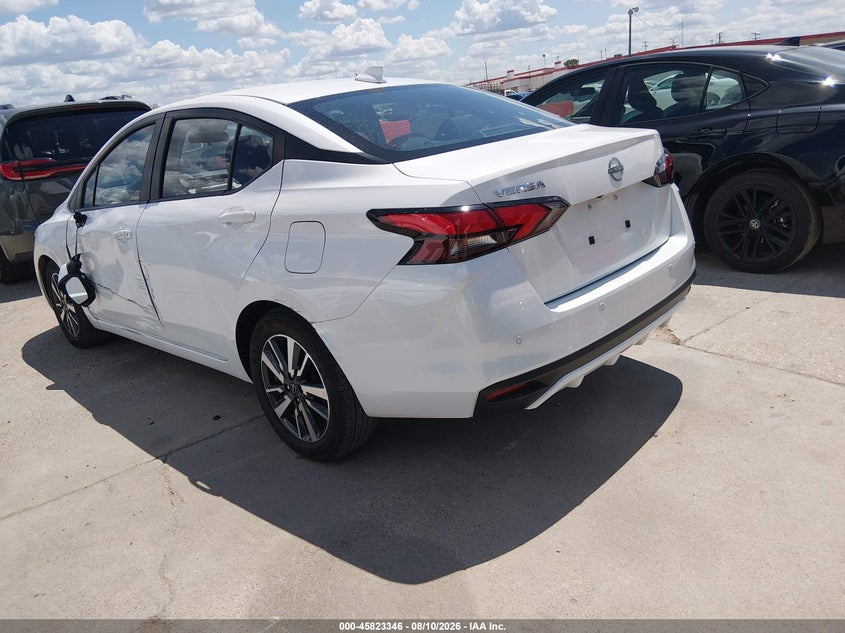 2025 Nissan Versa VIN 3N1CN8EV1SL838080 IAAI salvage auction — LEFT SIDE, Enterprise Vehicles Clear Only (Florida), sold $11,950 on 2026-08-17 (photo 3)