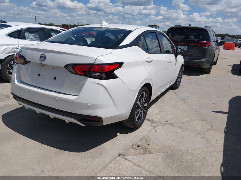 2025 Nissan Versa VIN 3N1CN8EV1SL838080 IAAI salvage auction — LEFT SIDE, Enterprise Vehicles Clear Only (Florida), sold $11,950 on 2026-08-17 (photo 4)