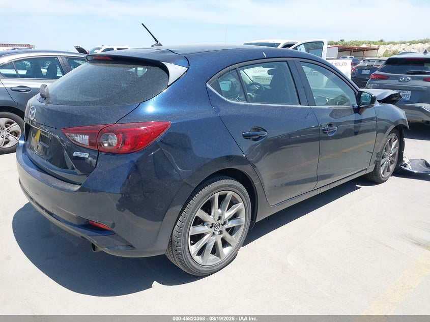 2018 Mazda 3 VIN 3MZBN1L31JM183460 IAAI salvage auction — RIGHT FRONT, Salvage (Texas), sold $2,150 on 2026-08-29 (photo 4)