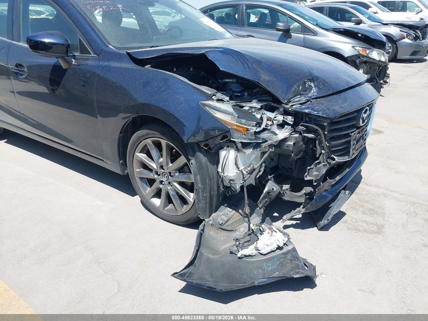 2018 Mazda 3 VIN 3MZBN1L31JM183460 IAAI salvage auction — RIGHT FRONT, Salvage (Texas), sold $2,150 on 2026-08-29 (photo 6)