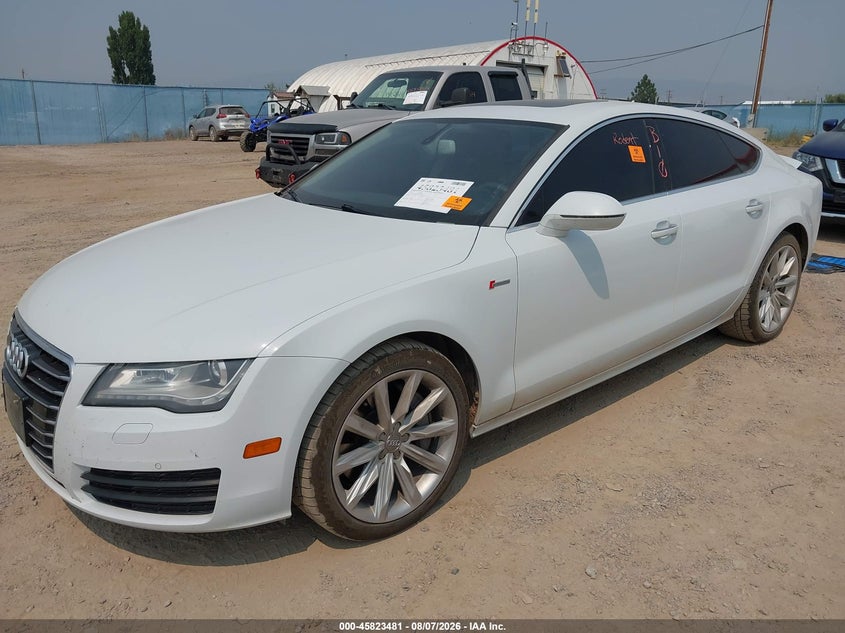 2013 Audi A7 VIN WAUYGAFC2DN062091 IAAI salvage auction — BIOHAZARD/CHEMICAL, Salvage Title, sold $1,250 on 2026-09-07 (photo 2)